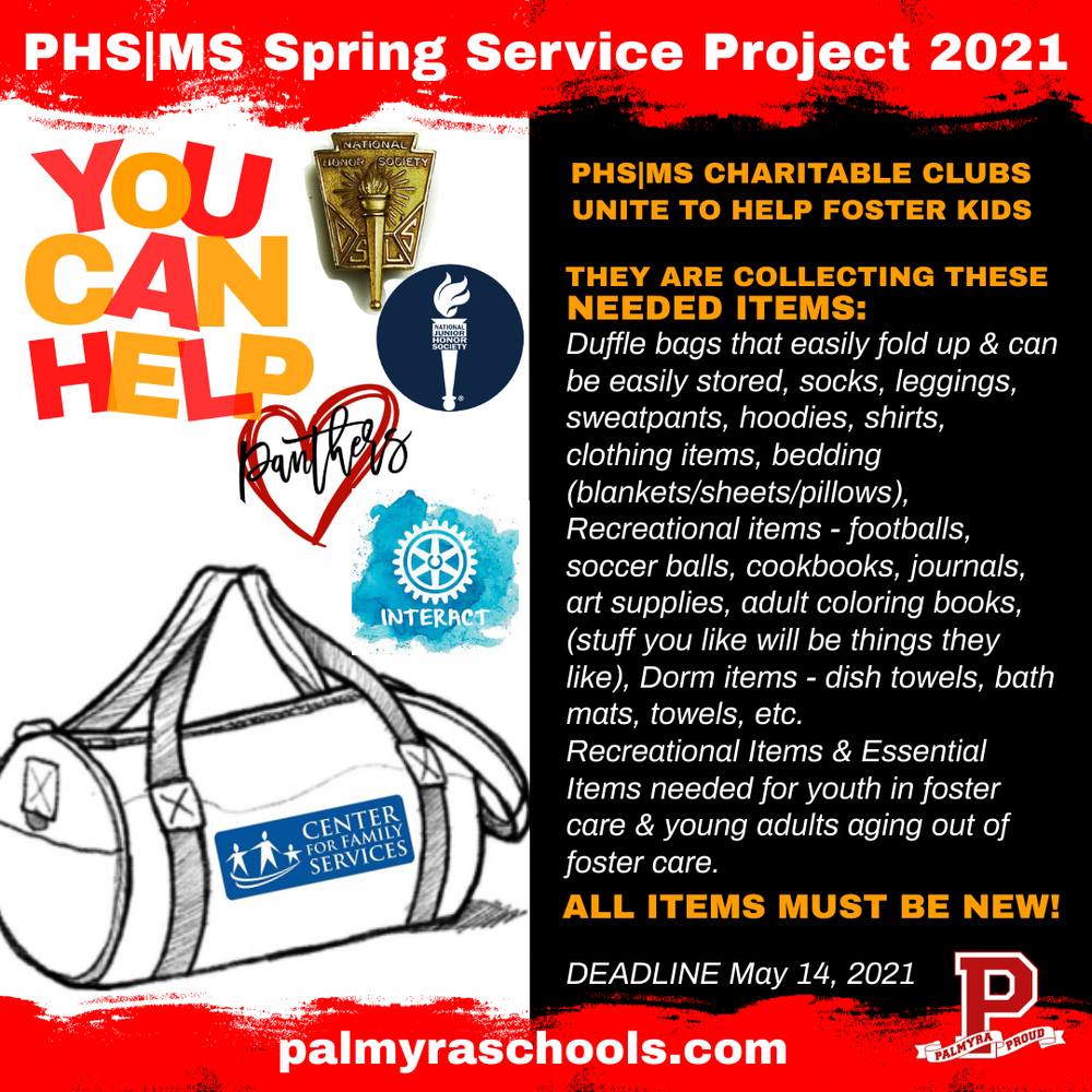 PHS|MS Spring Service Project 2021