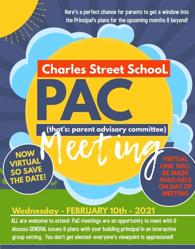 CSS Parent Advisory Committee Meeting