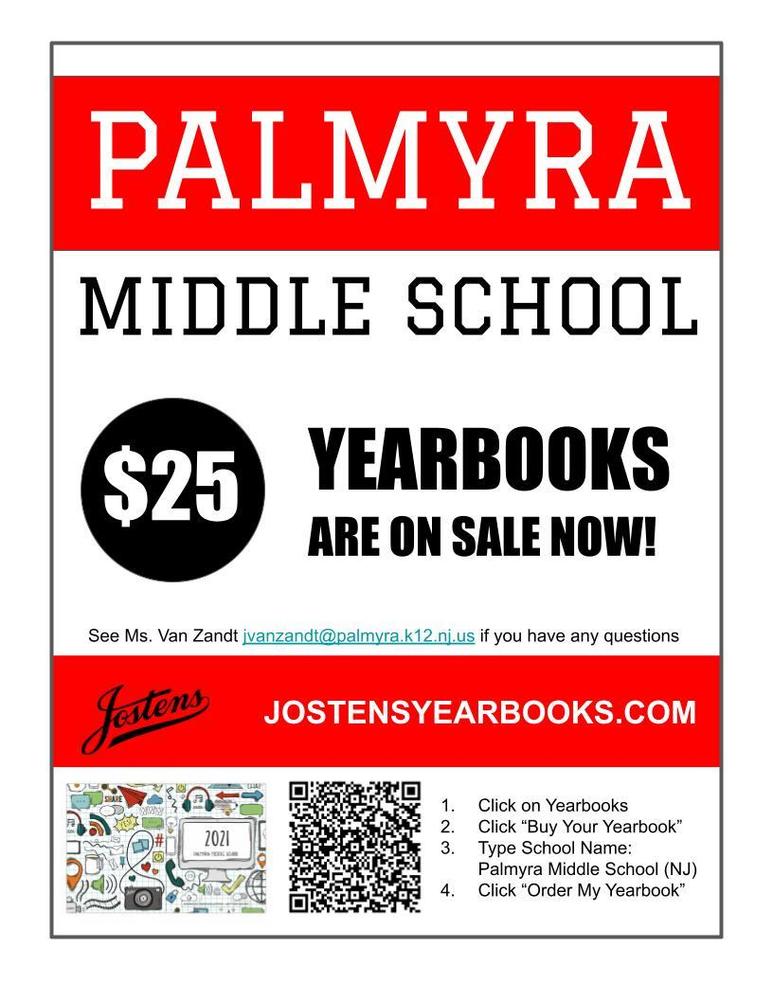 Middle School Yearbooks ON SALE NOW!