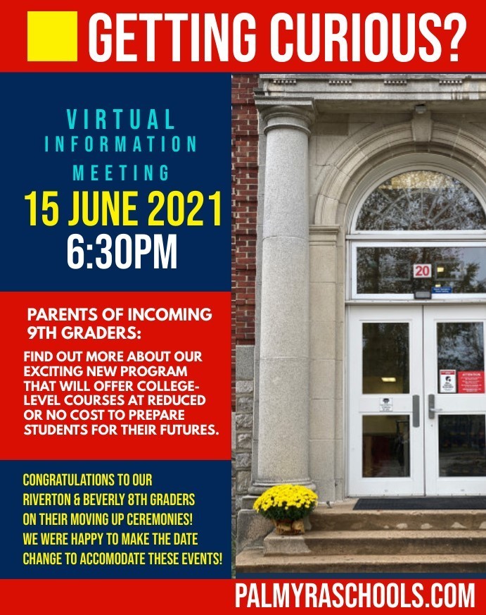 Getting Curious invitation to virtual meeting