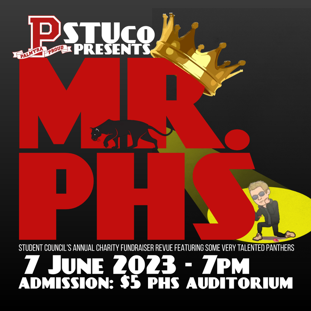 Mr. PHS event poster