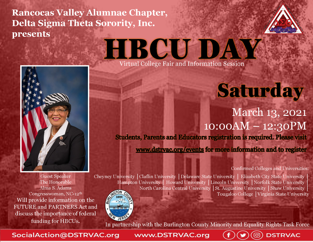 Virtual HBCU College Fair 3/13!