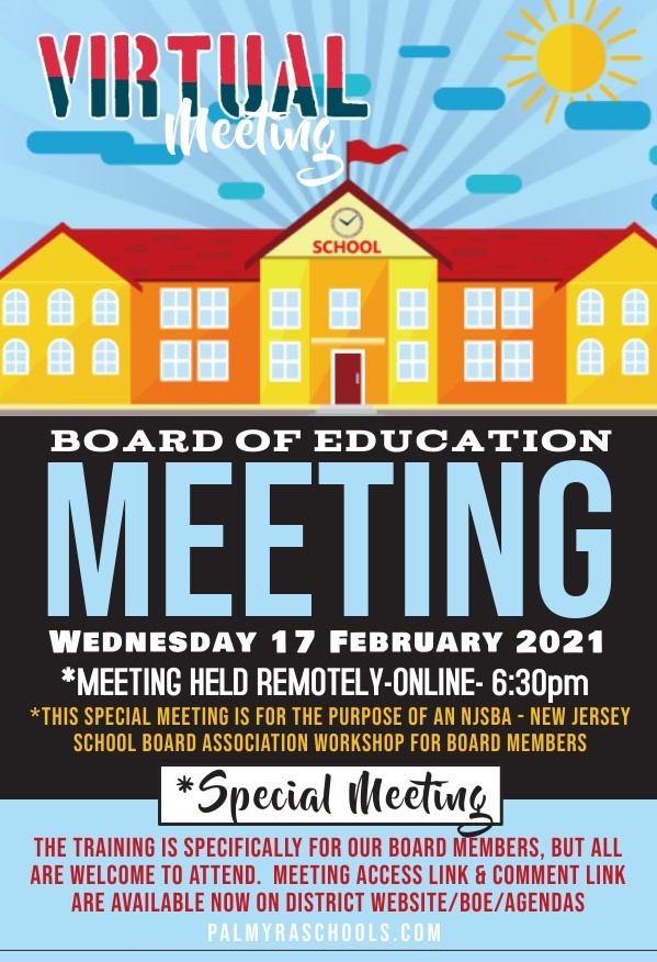 BoE SPECIAL MEETING