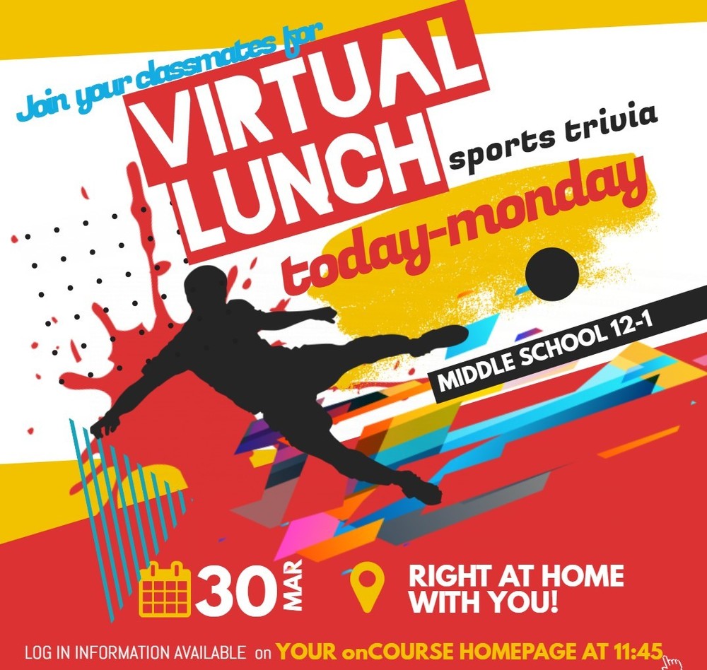 Let's do VIRTUAL LUNCH