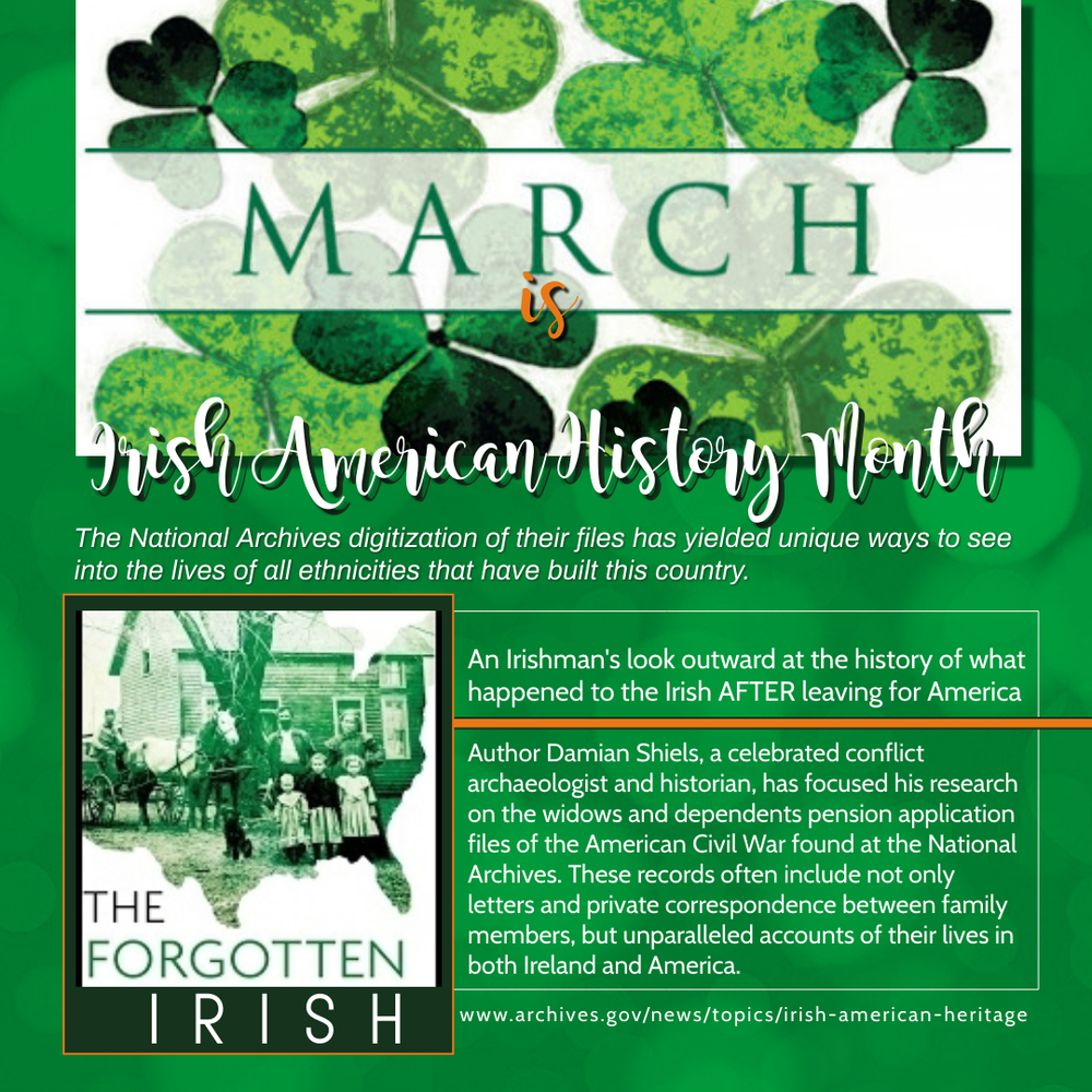 March is Irish American History Month