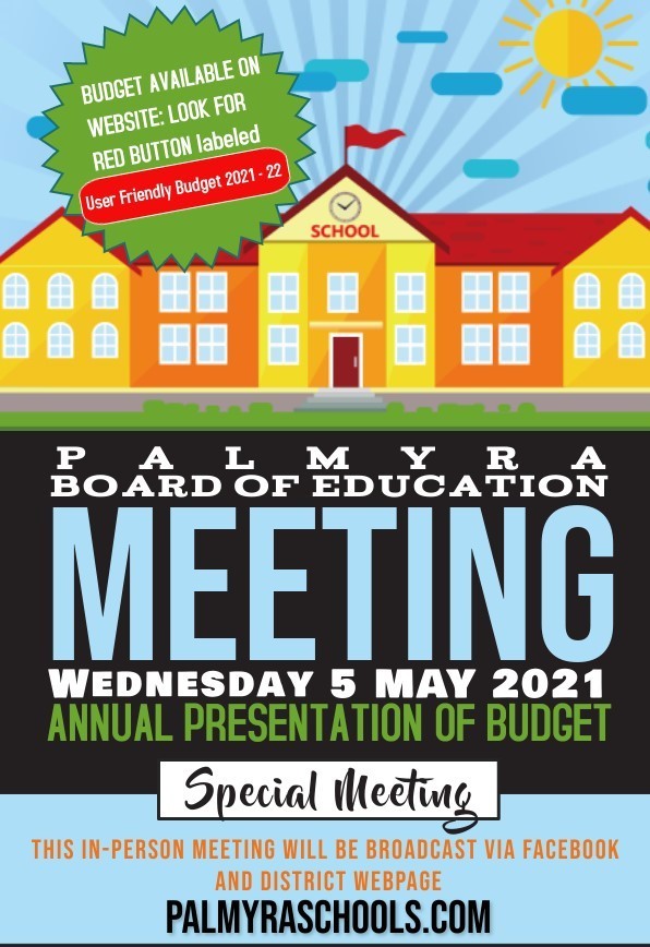 BoE Annual BUDGET PRESENTATION MEETING