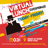 Let's do VIRTUAL LUNCH