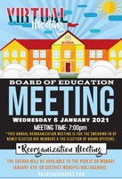 BoE Annual REORGANIZATION MEETING