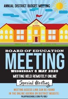 Annual BoE Budget Meeting May 6th