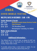 COVID Testing Information for Burlington County
