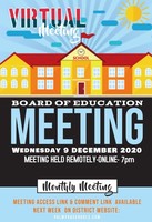 December Board of Education Meeting