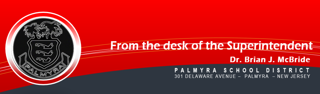 From the desk of the Superintendent
