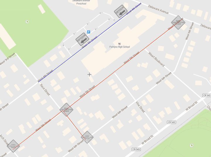 police dept map of building
