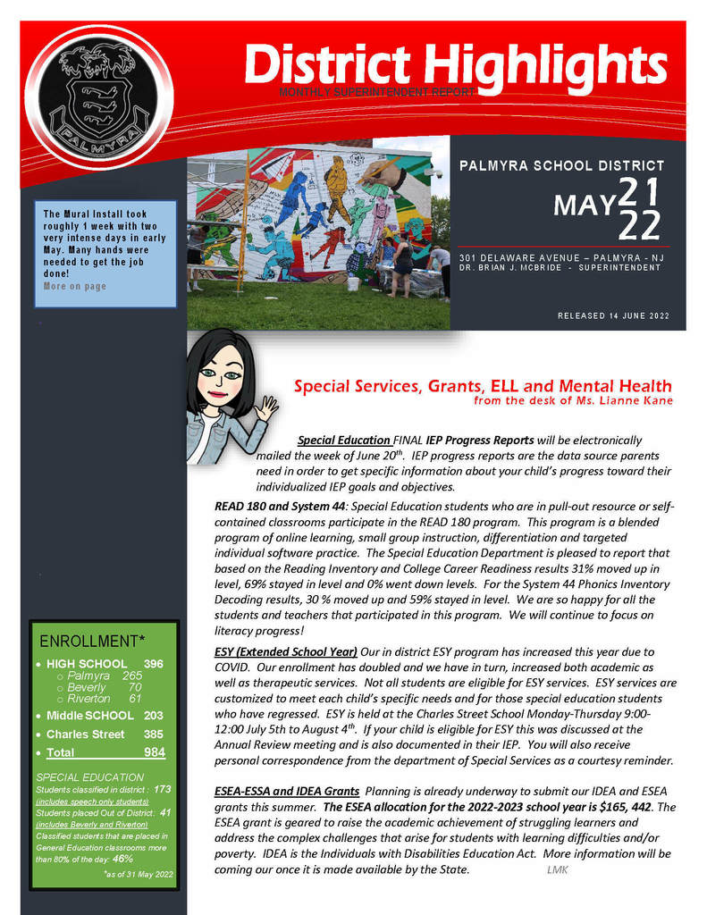 Monthly Summary Newsletter
