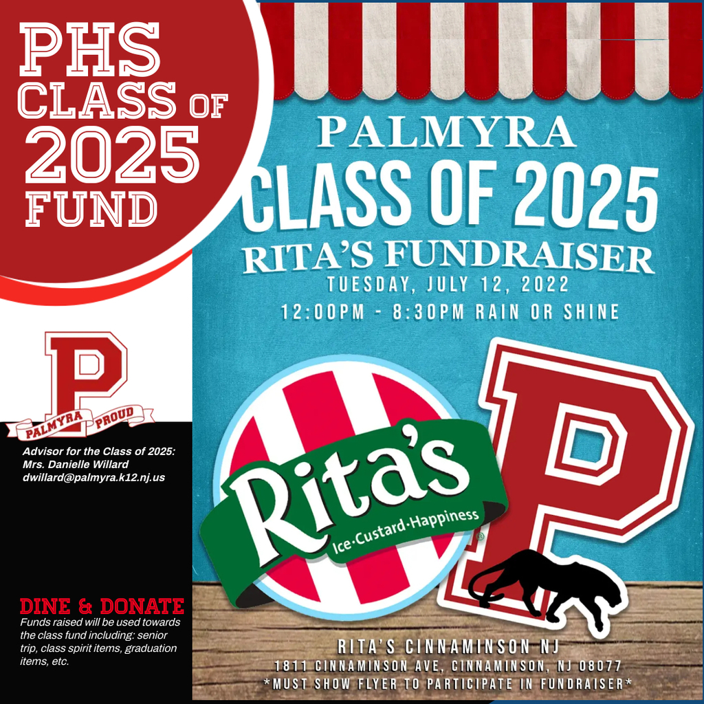 Rita's Water Ice Fundraiser with logos