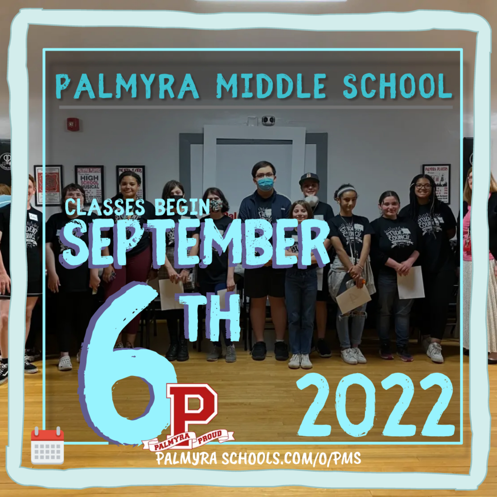 Palmyra Middle School Welcome back