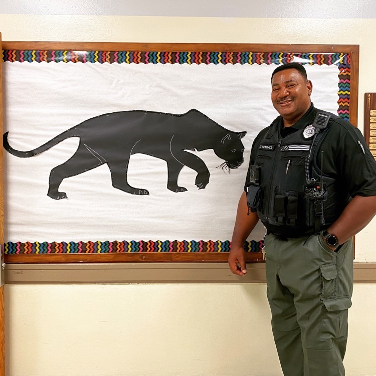 this panther is nearing retirement- Officer Kendall is a Panther forever  