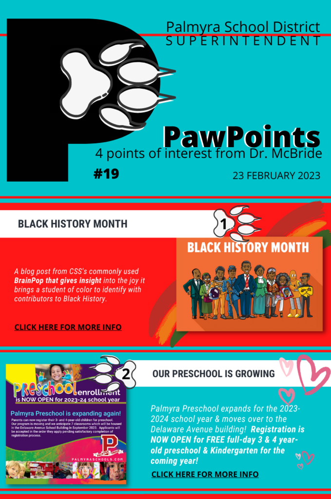 PawPoints19 feature registration & black history