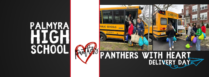 Panthers with heart filling bus with donations