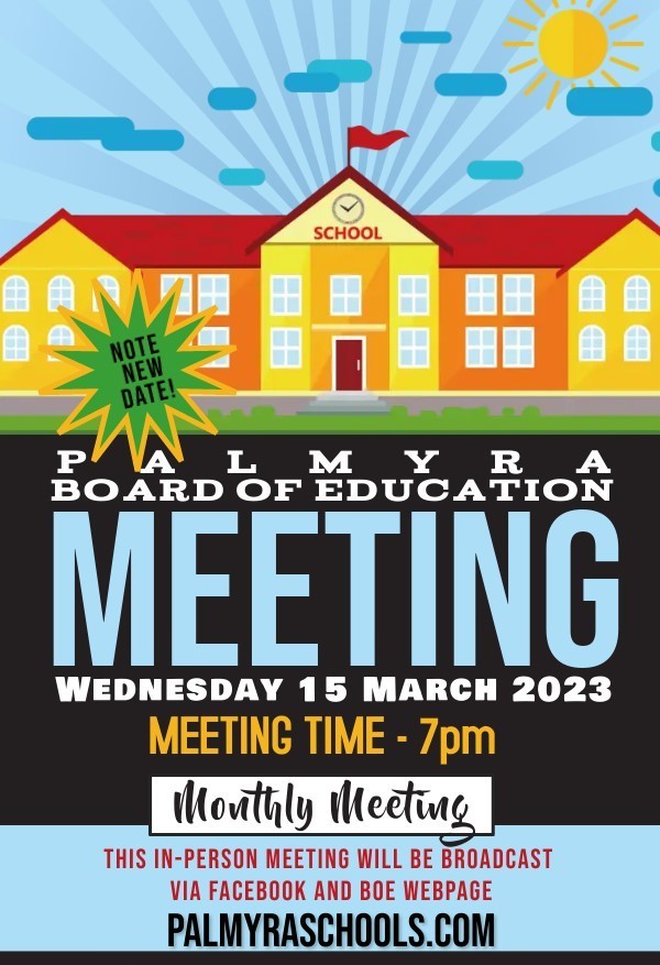 March monthly boe meeting 3/15