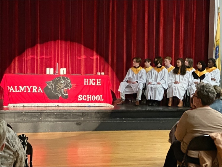 inductees at jr nhs