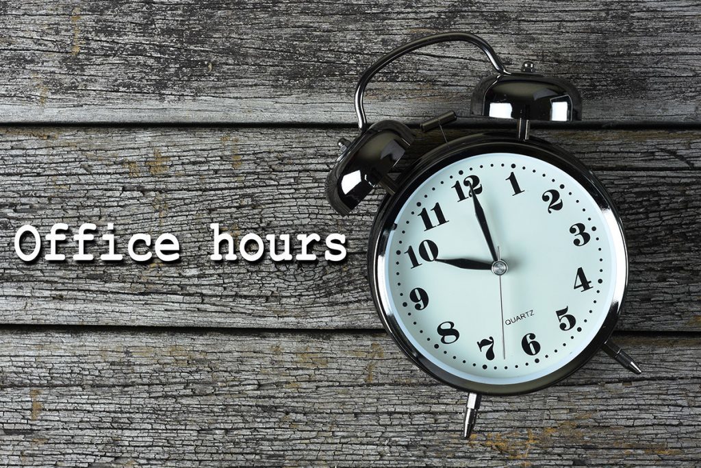office hours graphic