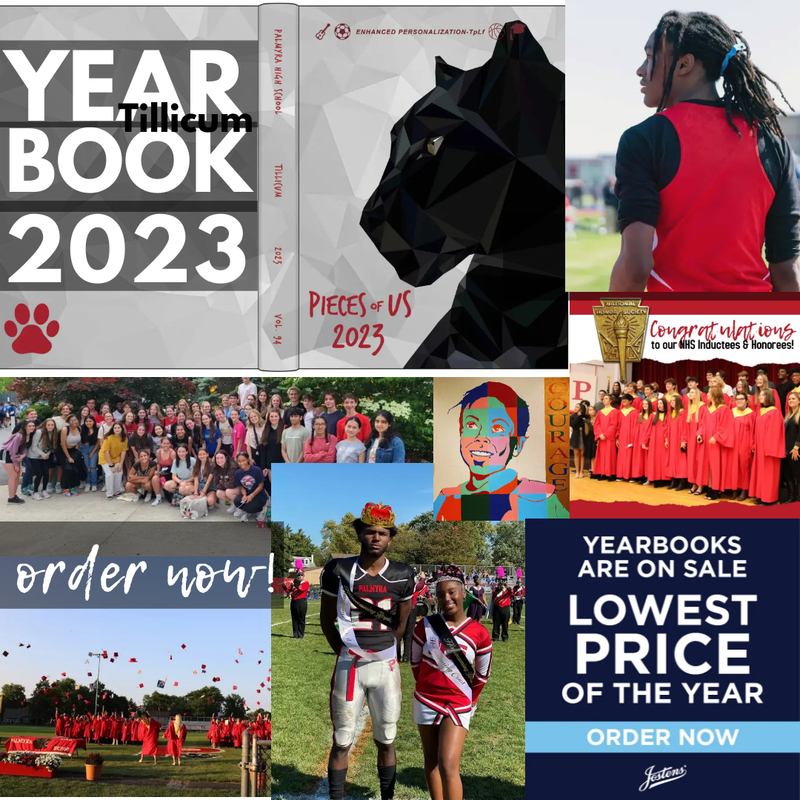 Palmyra Tillicum Yearbook Presale ends 10/28 with photos