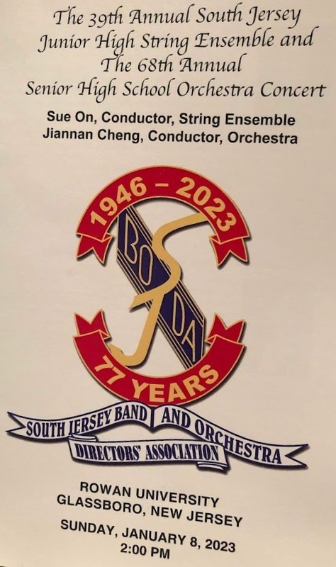 south jersey orchestra program